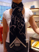 Collection Equestre GM Shawl (Navy Blue & gris).jpg