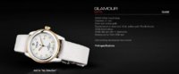 Tudor Glamour Date 31mm SS YG bezel diamond white lizard.JPG