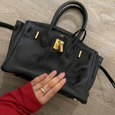 FWRD Renew Hermes Birkin 35 Togo Handbag in Gold