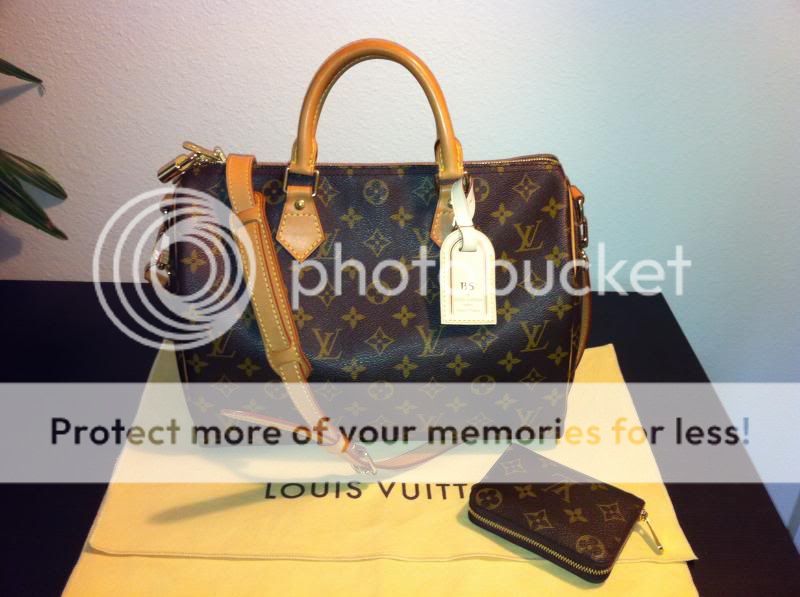 How to remove gold initials hot stamp on Louis Vuitton Speedy 30