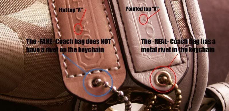 Coach bag real vs fake. How to spot fake Coach New York tote bags and purses  