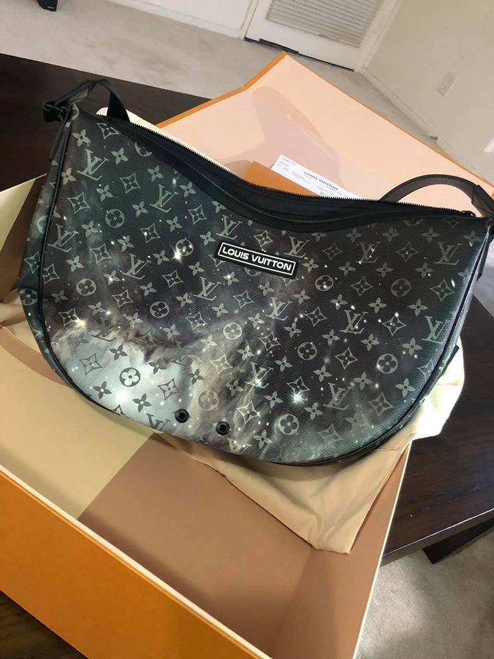 Louis Vuitton Monogram Galaxy Alpha Hobo Crossbody Bag