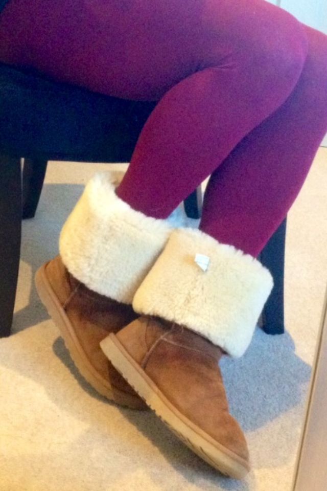 When it comes to wearing ugg boots. Do you roll them down or do you leave  them as is | PurseForum
