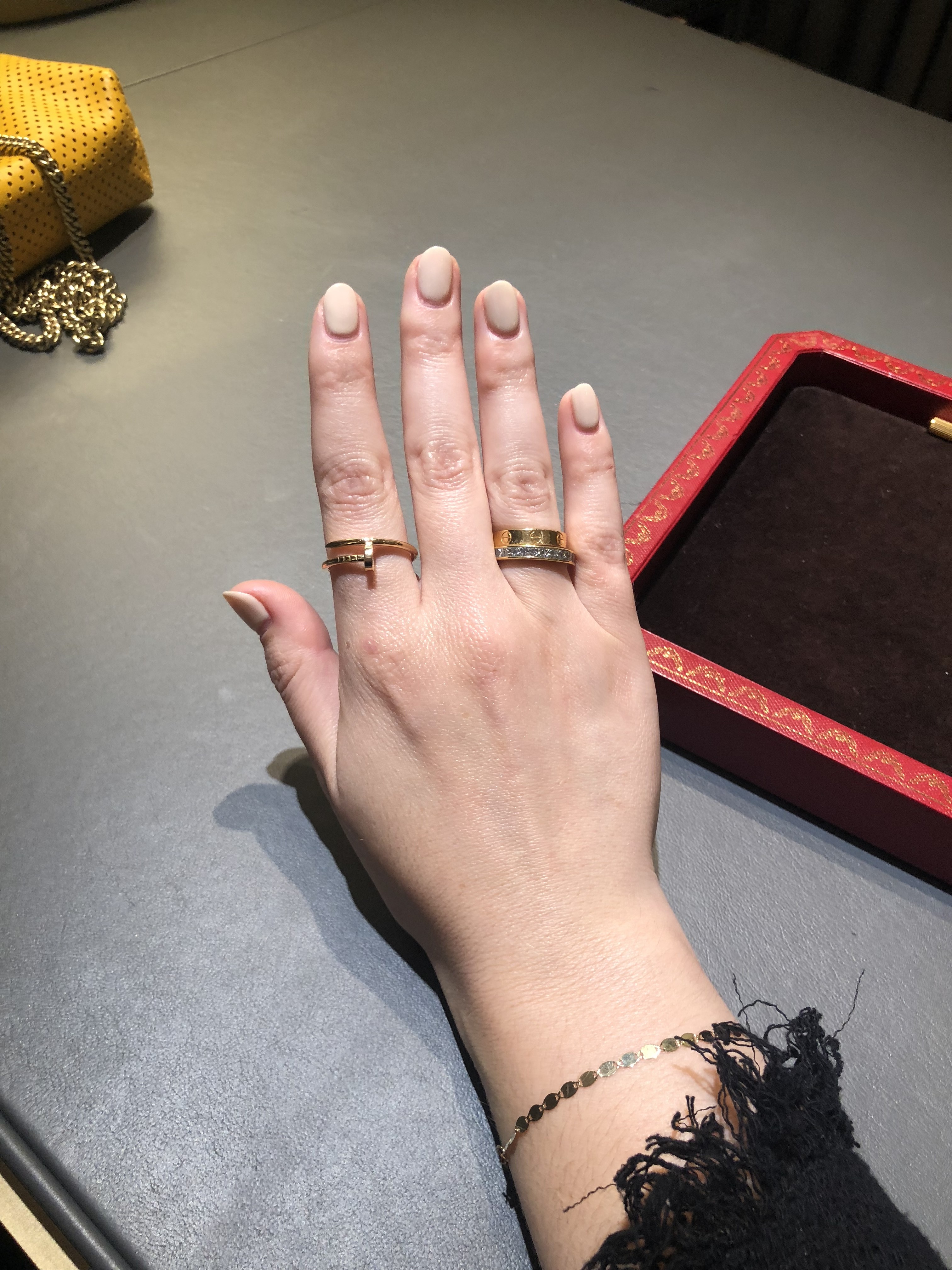 Does anyone have photos of their love ring stacked with a JUC ring? |  PurseForum