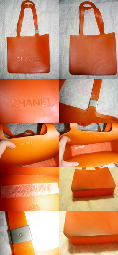 Chanel jelly rubber shopper tote 