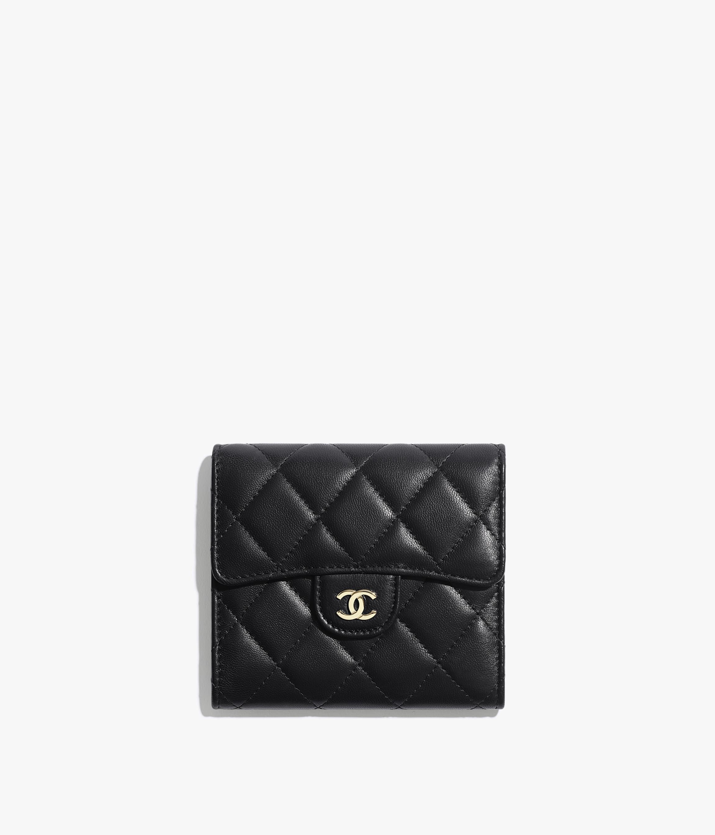 Chanel Matelasse Classic Small Flap Wallet, Blue