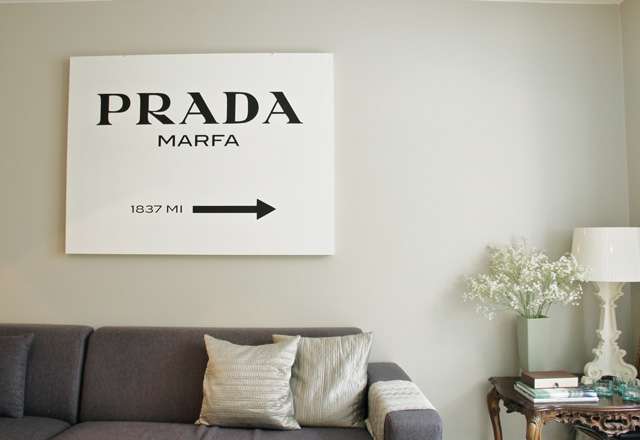 Home & Garden - Home DIY: Prada Marfa sign (from Gossip Girl) | PurseForum
