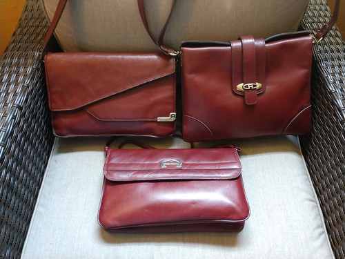Help with dating my collection of vintage Etienne Aigner bags | PurseForum