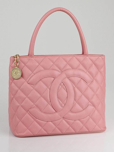 Chanel - Authenticated Handbag - Leather Pink for Women, Very Good Condition