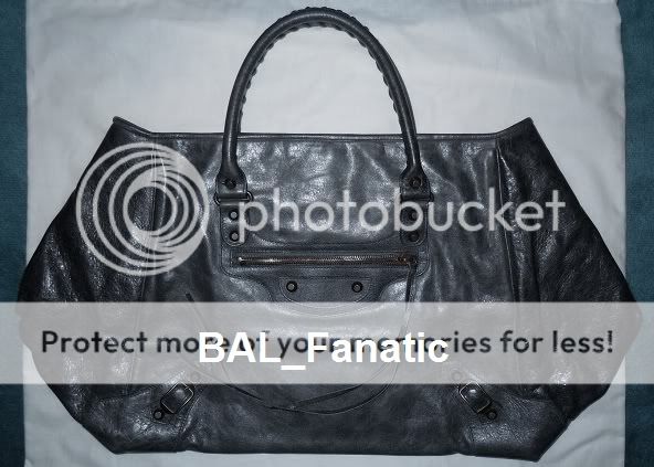 Balenciaga Rose Peche Lambskin Leather Motorcycle City Bag