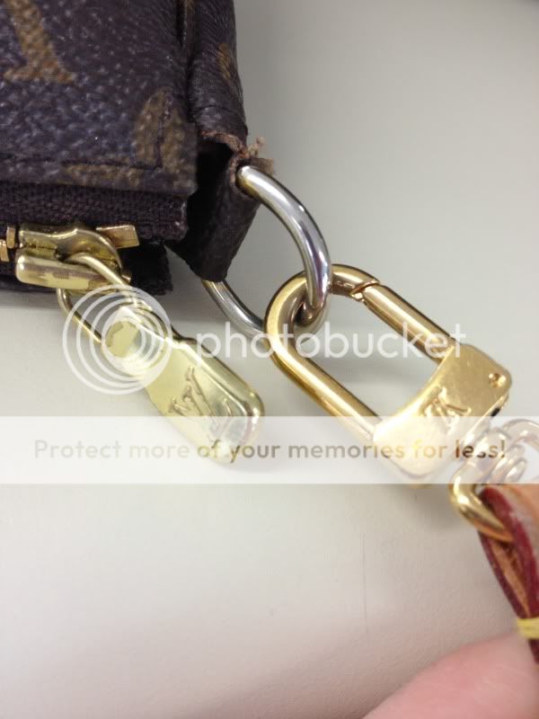 Rework Vintage Louis Vuitton Gold Lock on Necklace (No Key)