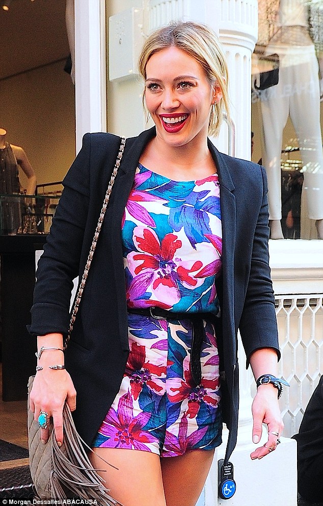 Hilary Duff Style: Louis Vuitton Dentelle Speedy - PurseBlog