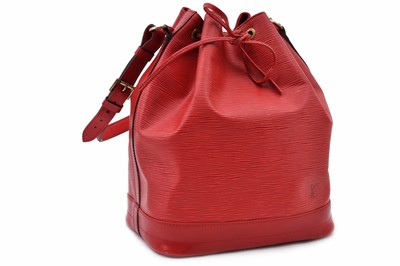 Authentic-Louis-Vuitton-Epi-Noe-Red-Shoulder-Bag-LV-87919