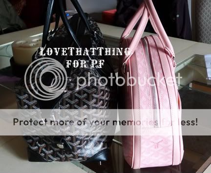 Goyard Goyardine St. Jeanne MM - Pink Handle Bags, Handbags