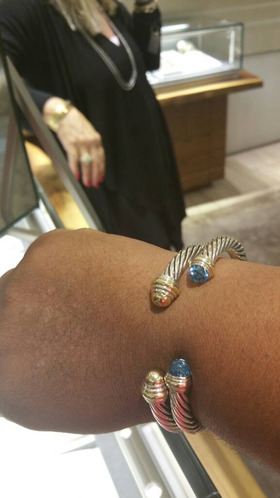 David Yurman Plus Sized Cuff - Bracelet Shopping 7.5 inch wrist | PurseForum