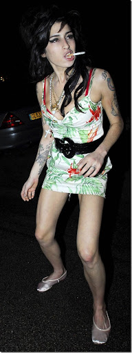 when you think amy winehouse, what is she wearing? | PurseForum