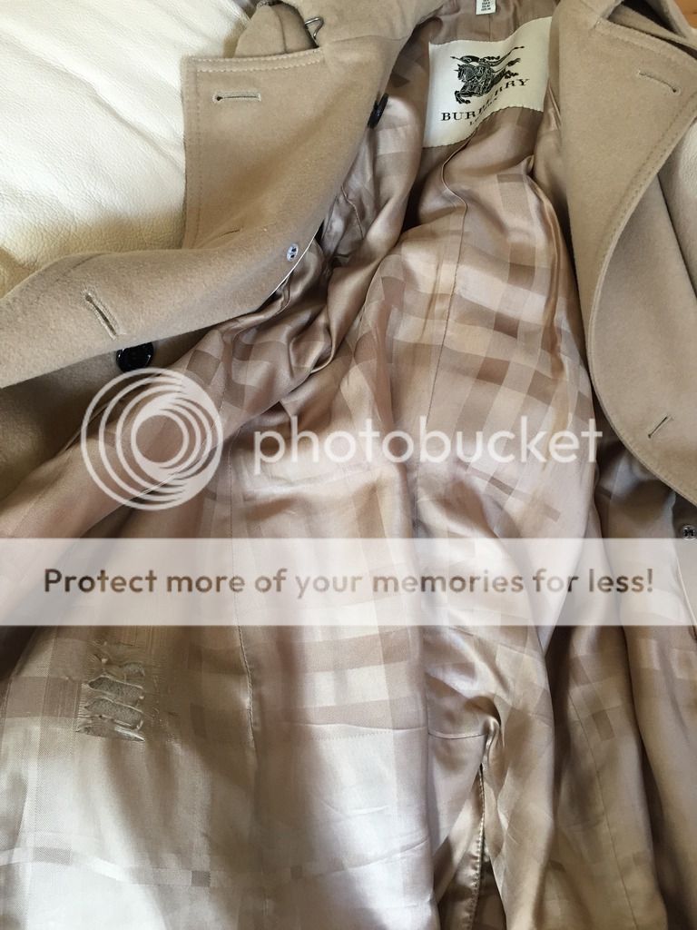 Burberry coat lining problems? | PurseForum