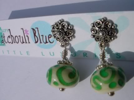 patchoulibluelampworkbeadearrings.jpg
