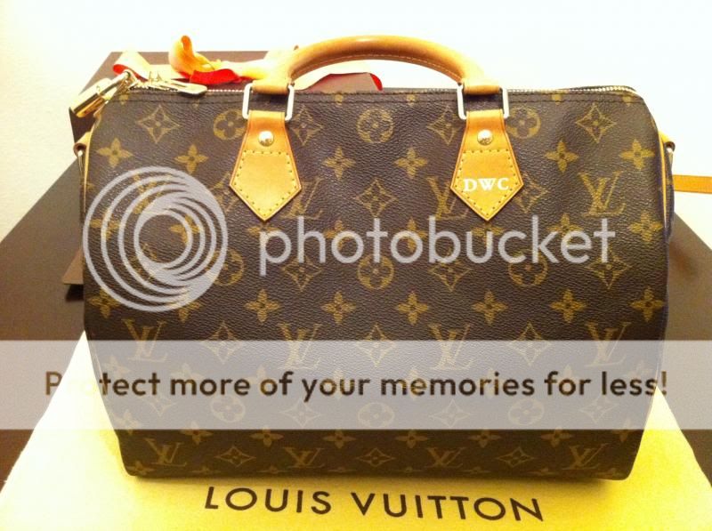 Louis Vuitton Wallet: How to Safely & Easily Remove Hot/Heat Stamp Initials  off Monogram Canvas 