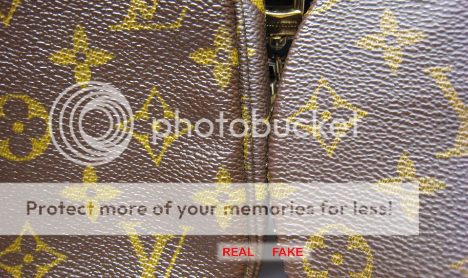 I got a fake LV wallet as a gift--- and when comparing it to my