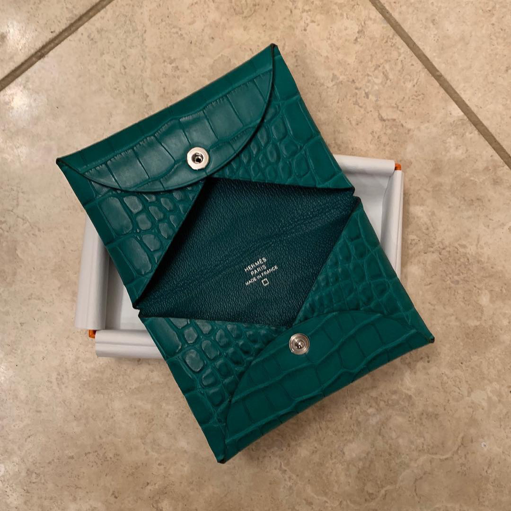 Hermès - Calvi - Card case - Catawiki