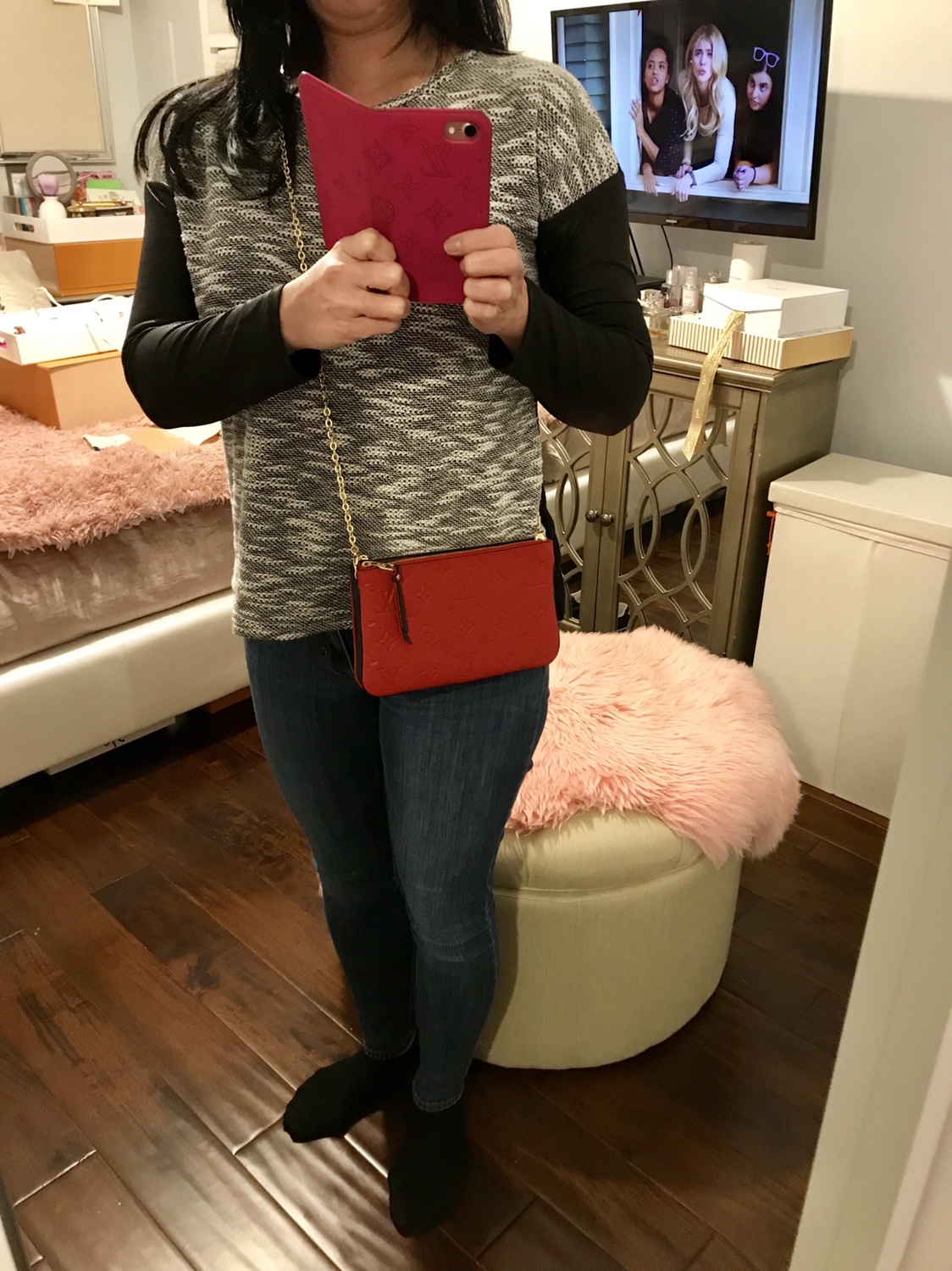 Unboxing  Louis Vuitton Monogram Empreinte Twice/Twinset/Pochette 