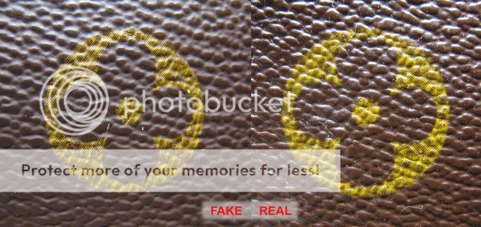 I got a fake LV wallet as a gift--- and when comparing it to my