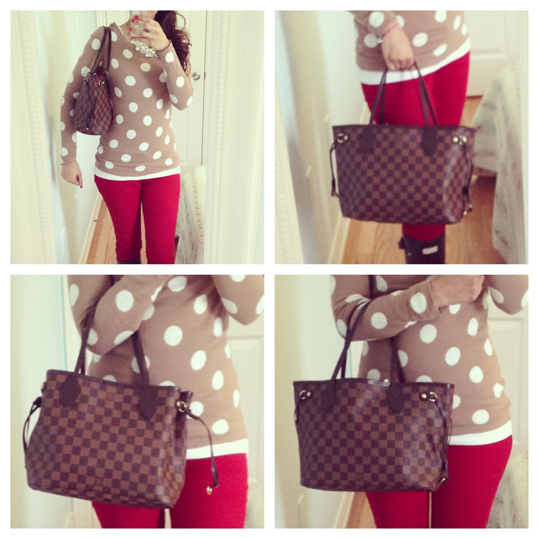 My Louis Vuitton Neverfull PM in Damier Ebene is a great bag for
