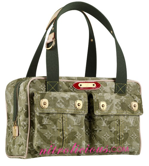 I'm oddly attracted to this camo LV bagmaybe because it is different?