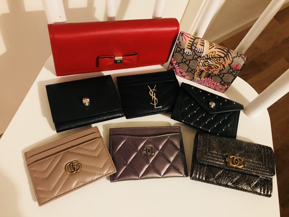 YSL Cardholer & Louis Vuitton Rosalie Coin Purse