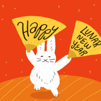 New Year Asian GIF by Hello All