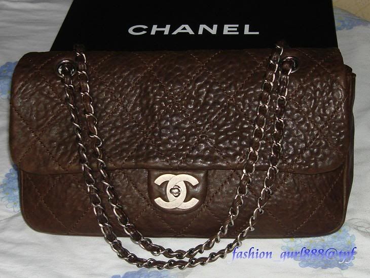 Chanel Lux Ligne Shoulder Flap Bag in Metallic Bronze Deerskin - SOLD