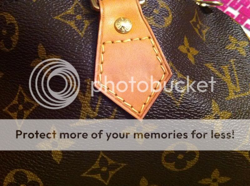 How to remove gold initials hot stamp on Louis Vuitton Speedy 30 Leather  Bag 