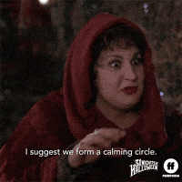 Calm Down Hocus Pocus GIF by Freeform