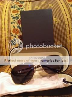 Louis Vuitton 2010 Attitude Sunglasses - Gold Sunglasses