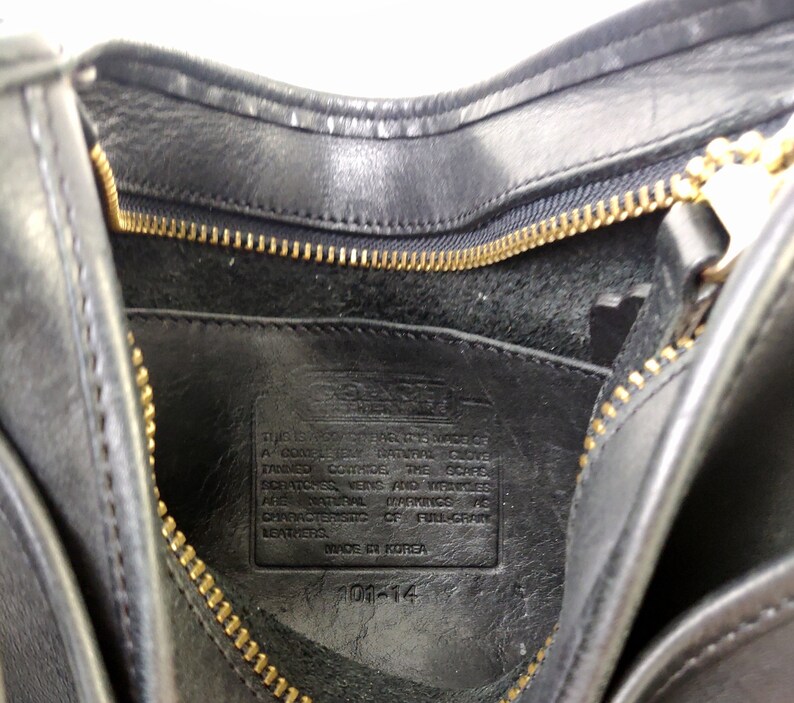 Authentic COACH USA Bonnie Cashin Black Genuine Leather camera image 9