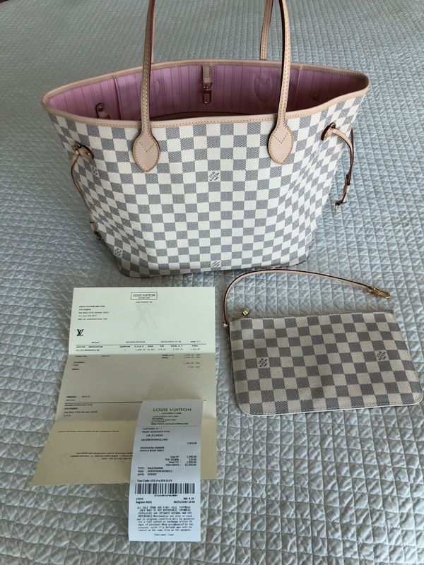 What Happened to my Louis Vuitton Neverfull MM Azur Rose Ballerine 