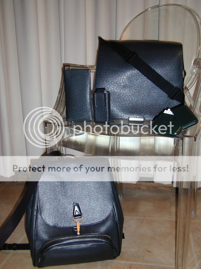Louis Vuitton Taiga Cassiar Backpack Ardoise