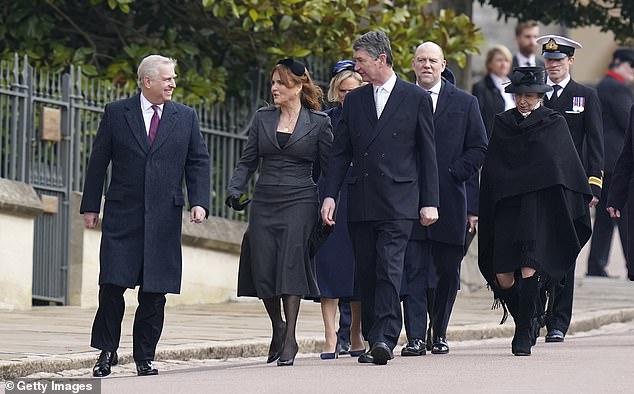 Look no further than the disgraced Prince Andrew, apparently viewing this sudden power vacuum as an opportunity to emerge from banishment and lead the royal family - or what was left of it - into Tuesday’s memorial service.