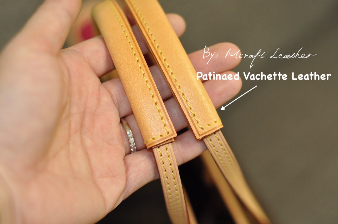 Mcraft Handmade Patina Vachetta Leather Shoulder Strap Repair