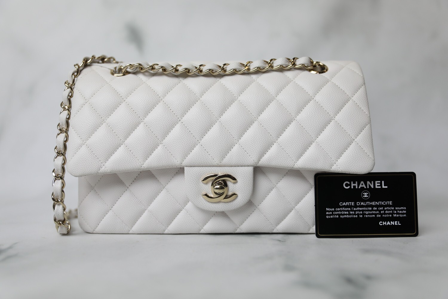 HELP! Looking for Chanel Small Classic Flap in White Caviar