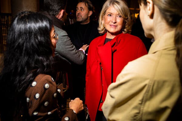 Martha Stewart was among the hundreds of guests at the event.